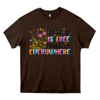 Chocolate Brown kindness is free sprinkle it everywhere Heavy Core Tee - MaliasSmallBusiness