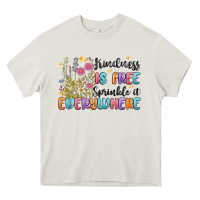 Cream kindness is free sprinkle it everywhere Heavy Core Tee - MaliasSmallBusiness
