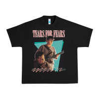 Black vintage style 80s tears for fears design Urban Heavy Tee - tuanDangUi