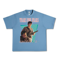 Pebble Blue vintage style 80s tears for fears design Urban Heavy Tee - tuanDangUi