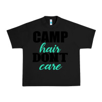 Black Camp Hair Don't Care Black Urban Heavy Tee - Bettercallsaul