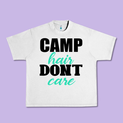 Camp Hair Don't Care Black Urban Heavy Tee Designed By Bettercallsaul