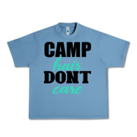Pebble Blue Camp Hair Don't Care Black Urban Heavy Tee - Bettercallsaul