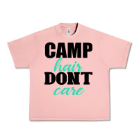 Salmon Camp Hair Don't Care Black Urban Heavy Tee - Bettercallsaul