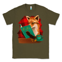 Army Green Fox with Coffee Classic Tee - Bettercallsaul