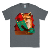 Charcoal Heather Fox with Coffee Classic Tee - Bettercallsaul