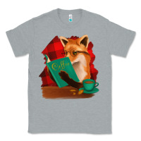 Heather Grey Fox with Coffee Classic Tee - Bettercallsaul