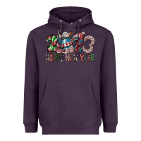 Plum 2023 Happy New Year Heavyweight Hoodie - CowhideDigitalArt
