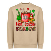 Mushroom hot cocoa season Heavyweight Sweatshirt - OliviaCreatesArt
