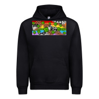 Black Western St. Patrick's Day Shamrock Rainbow Urban Hoodie - Artiststas
