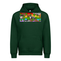 Forest Green Western St. Patrick's Day Shamrock Rainbow Urban Hoodie - Artiststas