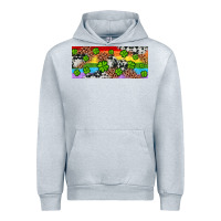 Heather Grey Western St. Patrick's Day Shamrock Rainbow Urban Hoodie - Artiststas