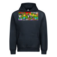 Navy Western St. Patrick's Day Shamrock Rainbow Urban Hoodie - Artiststas