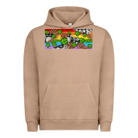 Pigment Burro Western St. Patrick's Day Shamrock Rainbow Urban Hoodie - Artiststas