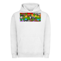 Pigment Lunar Rock Western St. Patrick's Day Shamrock Rainbow Urban Hoodie - Artiststas