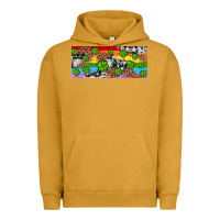 Pigment Peanut Butter Western St. Patrick's Day Shamrock Rainbow Urban Hoodie - Artiststas