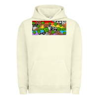 Pigment Pistachio Western St. Patrick's Day Shamrock Rainbow Urban Hoodie - Artiststas