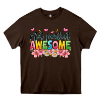 Chocolate Brown not perfect awesome Heavy Core Tee - JahusDesignShop