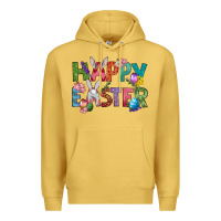 Antique Gold Western Happy Easter Premium Hoodie - BundleAndBundleShop