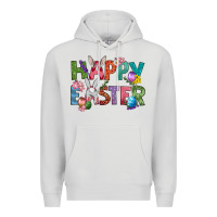 Dove Grey Western Happy Easter Premium Hoodie - BundleAndBundleShop