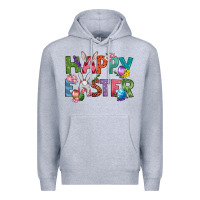 Heather Grey Western Happy Easter Premium Hoodie - BundleAndBundleShop