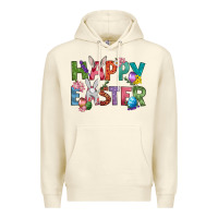 Sandshell Western Happy Easter Premium Hoodie - BundleAndBundleShop