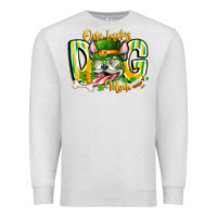 Oatmeal Heather st patricks day dog mom Premium Sweatshirt - CowhideDigitalArt