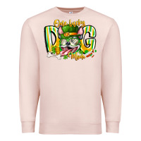 Pale Pink st patricks day dog mom Premium Sweatshirt - CowhideDigitalArt