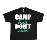 Black Camp Hair Don't Care Black Urban Heavy Tee - Bettercallsaul