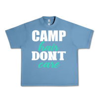Pebble Blue Camp Hair Don't Care Black Urban Heavy Tee - Bettercallsaul