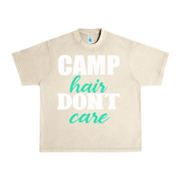 Sandshell Camp Hair Don't Care Black Urban Heavy Tee - Bettercallsaul