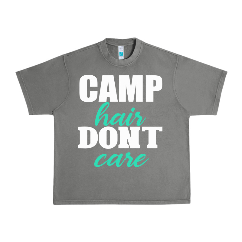 Camp Hair Don't Care Black Urban Heavy Tee by Bettercallsaul | Teevron