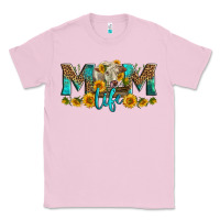 Bubblegum Pink Western Charolais Cow Mom Life Classic Tee - LillyAllenDesigns