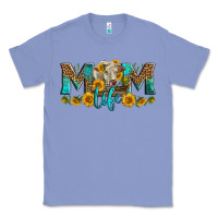 Colony Blue Western Charolais Cow Mom Life Classic Tee - LillyAllenDesigns