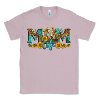 Lilac Western Charolais Cow Mom Life Classic Tee - LillyAllenDesigns