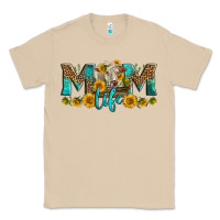 Mushroom Western Charolais Cow Mom Life Classic Tee - LillyAllenDesigns