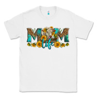 White Western Charolais Cow Mom Life Classic Tee - LillyAllenDesigns