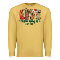 Antique Gold Love ComeDown Luke 2.11-2 Premium Sweatshirt - CowhideDigitalArt