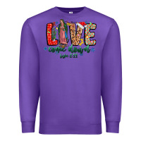 Purple Love ComeDown Luke 2.11-2 Premium Sweatshirt - CowhideDigitalArt