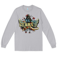 Moon Dust Oh my stars America wings 4th of july Long Sleeve Tee - HowdyJamesFarm