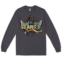 Smoke Oh my stars America wings 4th of july Long Sleeve Tee - HowdyJamesFarm