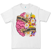 White your anxiety is a lying bitch Premium Tee - MaliasSmallBusiness
