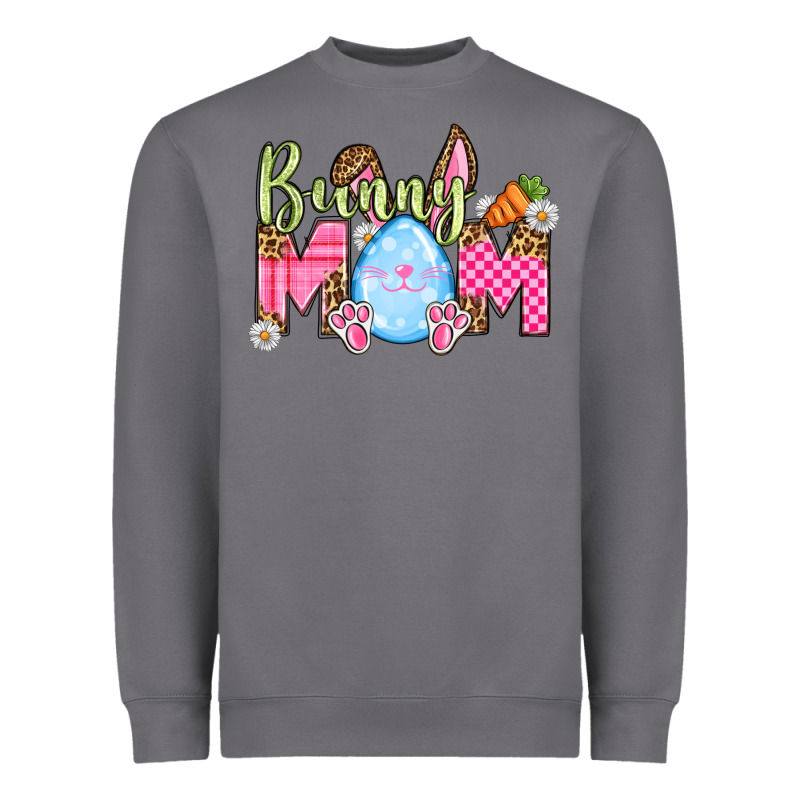 Easter Day Bunny Mom Heavyweight Sweatshirt by OliviaCreatesArt | Teevron