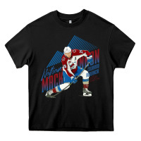 Black nathan mackinnon Heavy Core Tee - tuanDangUi