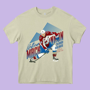 Nathan Mackinnon Heavy Core Tee Designed By Tuandangui