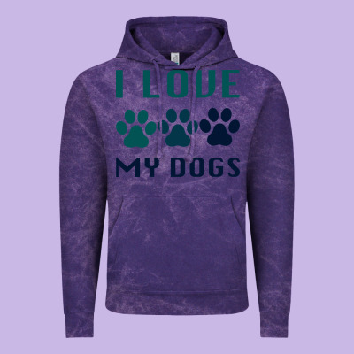 I Love My Dogs Vintage Hoodie Designed By Bettercallsaul