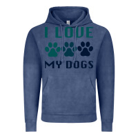 Vintage Denim i love my dogs Vintage Hoodie - Bettercallsaul
