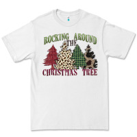 White rocking around the christmas tree Premium Tee - MaliasSmallBusiness