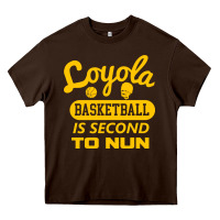 Chocolate Brown sister jean   loyola basketball is second to nun Heavy Core Tee - tuanDangUi