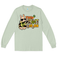 Matcha The hunt is on Easter Day Long Sleeve Tee - HowdyJamesFarm